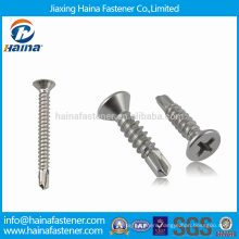 Stock DIN7504P Countersunk Head Self Drilling Screws